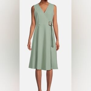 Calvin Klein Mint Green Midi Dress